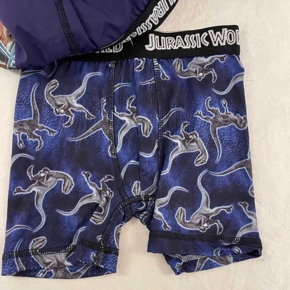 3 Pair Jurassic Park Boys Boxer Briefs Size 4‎